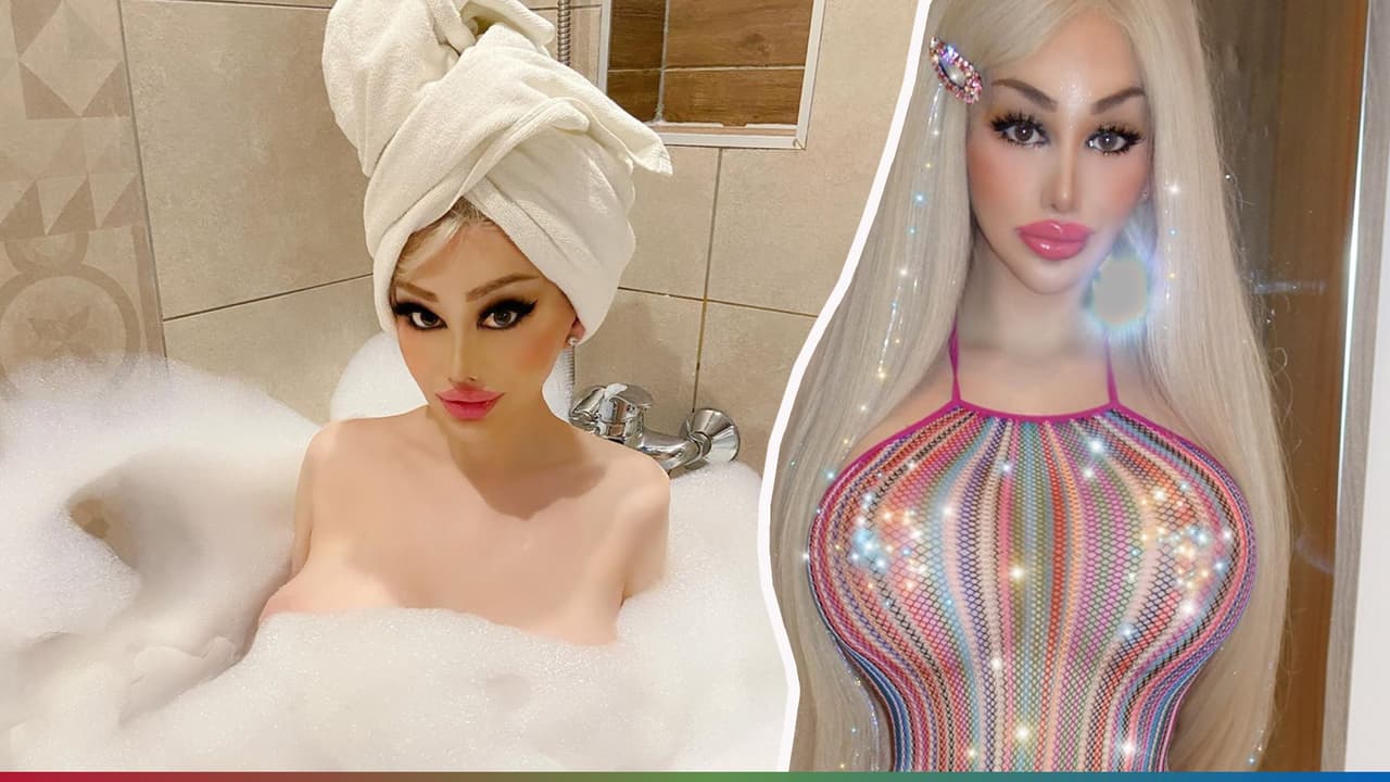Muy sexy para trabajar: la historia de la modelo convertida en Barbie luego de gastar más de $135,000 en operaciones estéticas