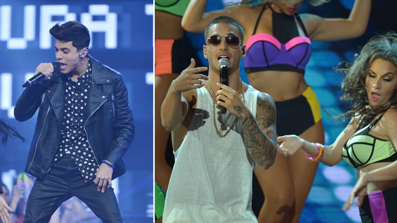 Erick busted a few moves tal cual como lo hace Maluma.