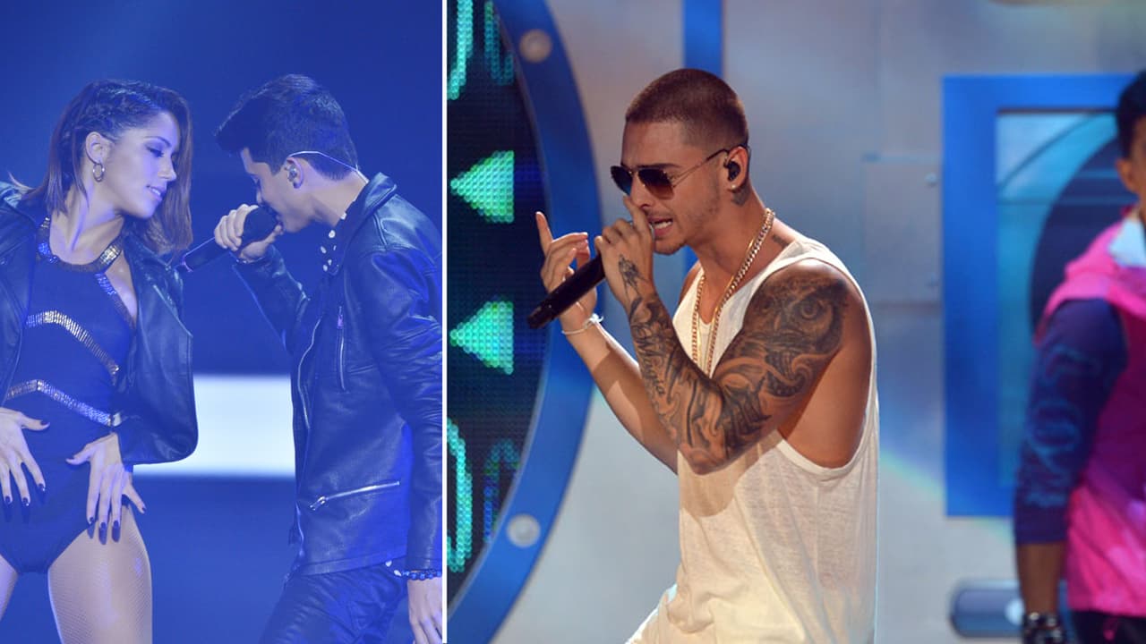 Maluma sabe encender el escenario y Erick lo hizo con su versión de 'La Temperatura'.