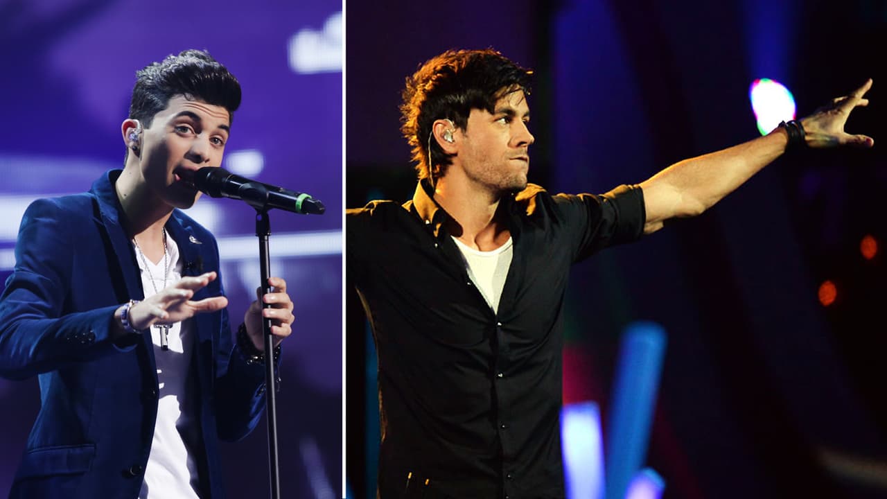 En el segundo en vivo, Erick estuvo más romántico al interpretar 'Cuando Me Enamoro' de Enrique Iglesias.