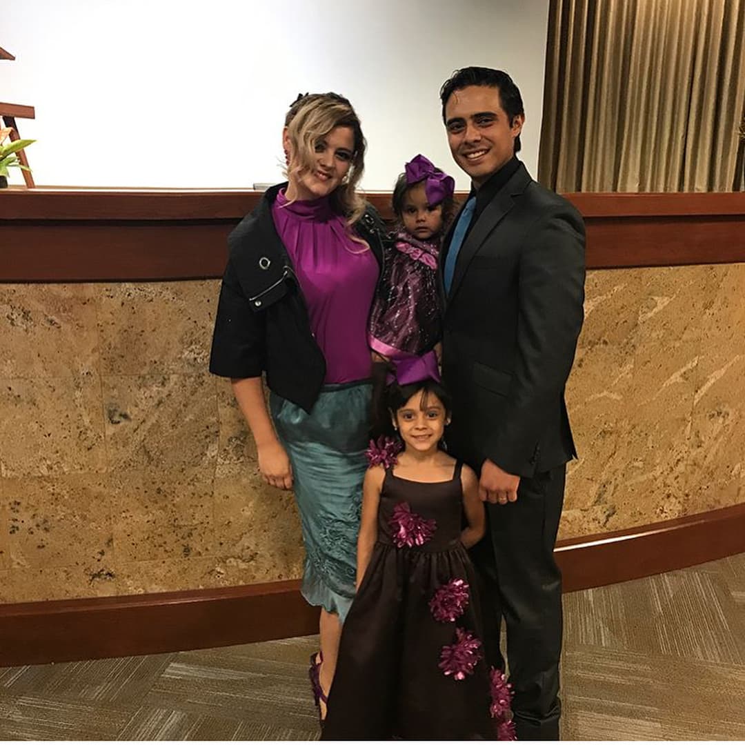 La exactriz vive en su natal Chihuahua y está feliz de tener una hermosa familia junto a su esposo, Eliu Gutierrez.