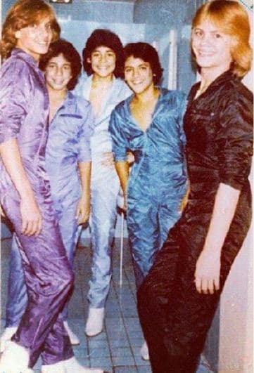 El atuendo que usaban era muy particular, pero siempre causó sensación.