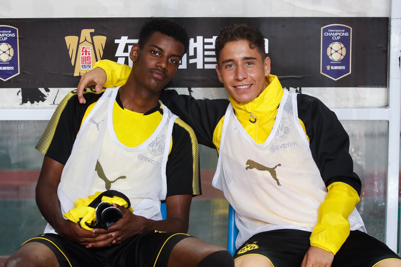 El proyecto del Dortmund también incluyó a la joya sueca Alexander Isak.