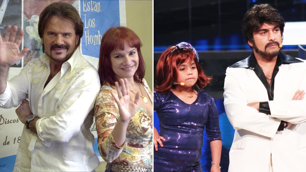 Nayleah, capitana de Los Conquistadores, imitó al dúo Pimpinela.