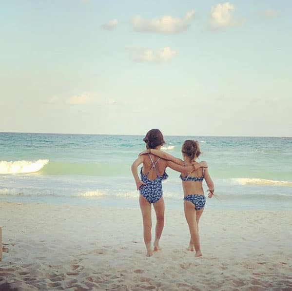 "Esto es lo que más me hace feliz...", escribió en la misma red social al referirse a sus hijas.