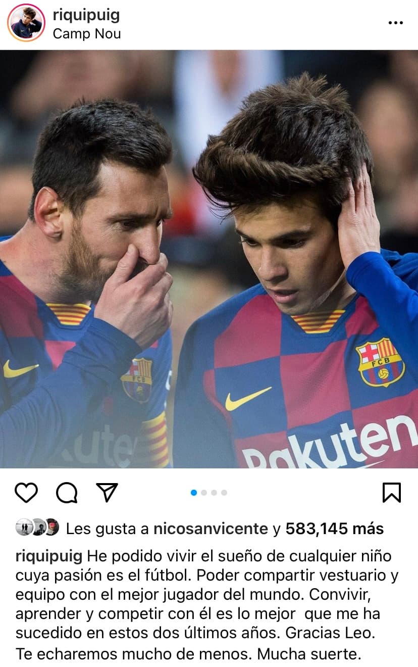 Se termina un ciclo histórico dentro del futbol y las redes sociales se inundan con mensajes de apoyo y despedida para Lionel Andrés Messi Cuccitini.