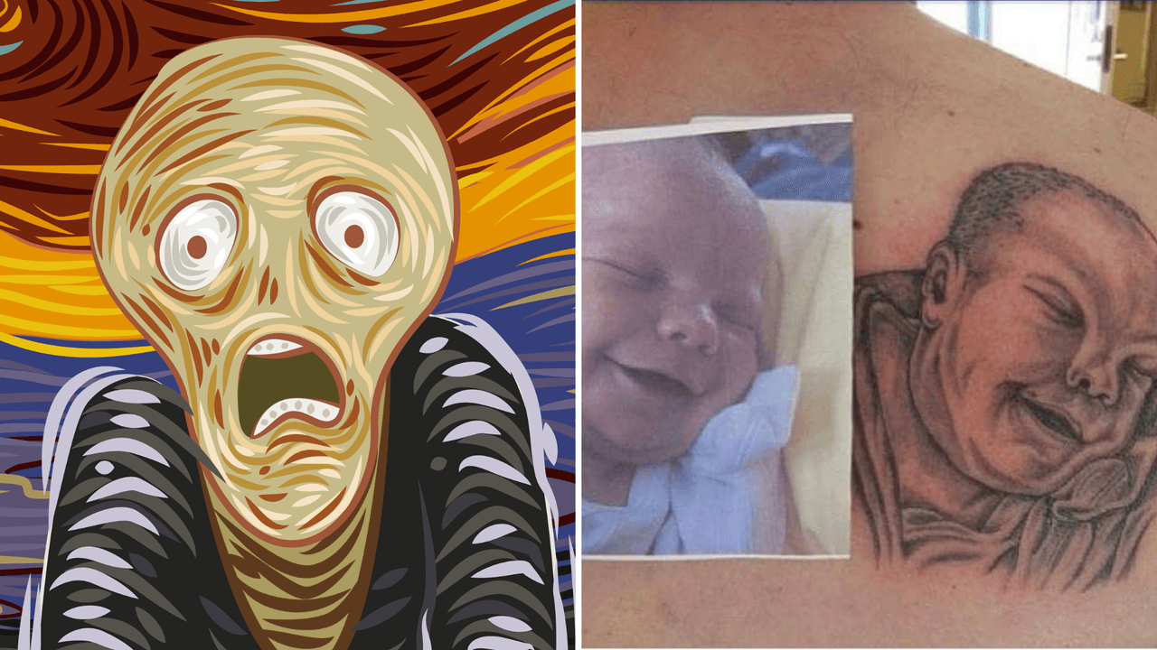 Se tatuaron por amor, pero resultó un 'fail': los peores tatuajes