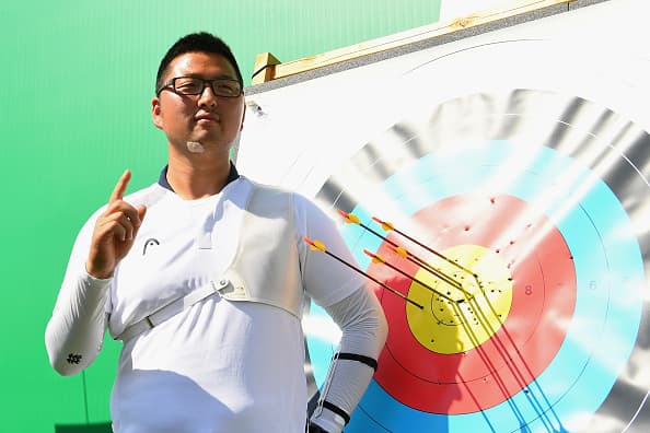 Kim Woojin  impuso en Tiro con Arco el primer récord mundial y olímpico en Río 2016