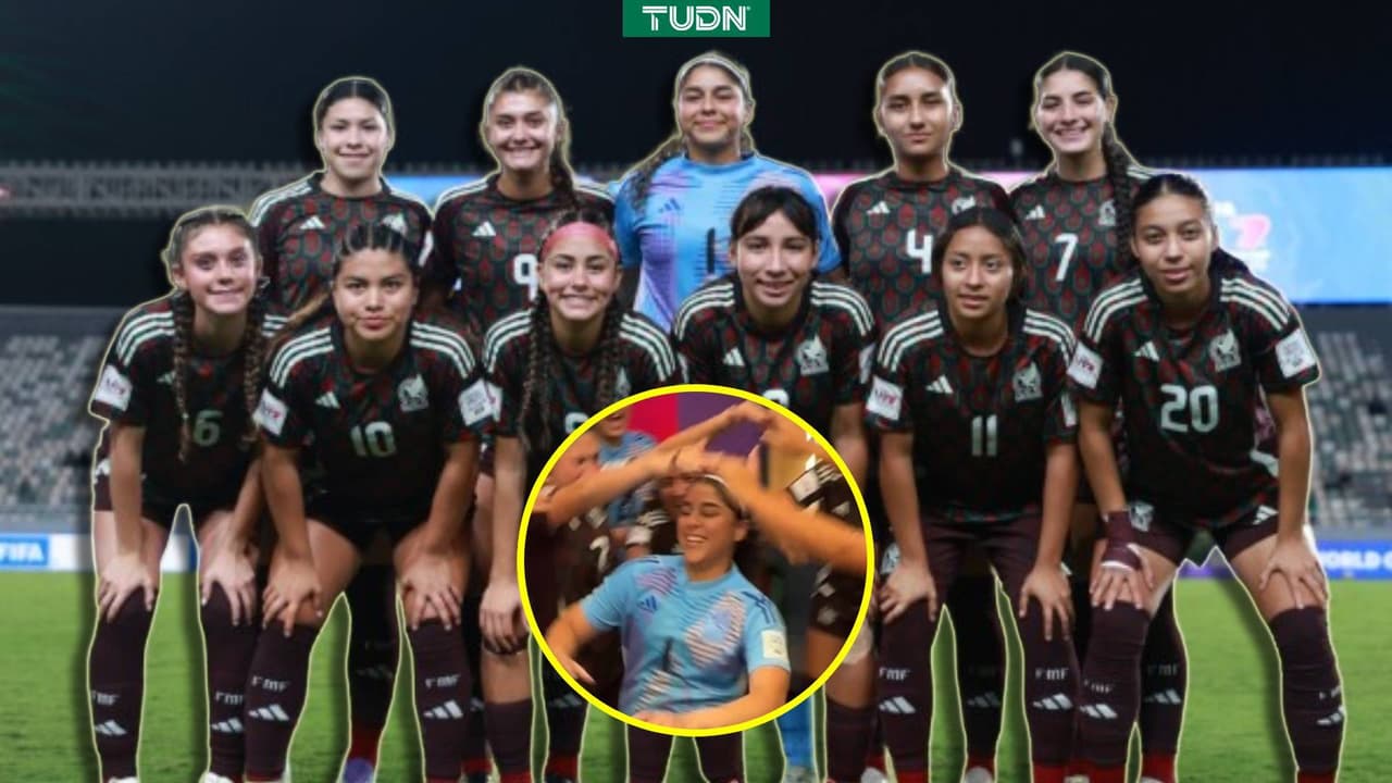 Festejo a lo grande del Tri Femenil Sub-17 