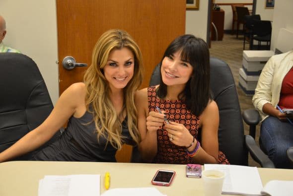 En las juntas previas al programa, Rosina es una de las más traviesas junto a Alejandra Espinoza.