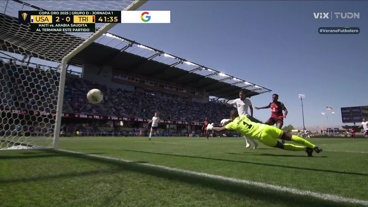 ¡Doblete de Tillman! Luna asiste y Estados Unidos amplía la ventaja