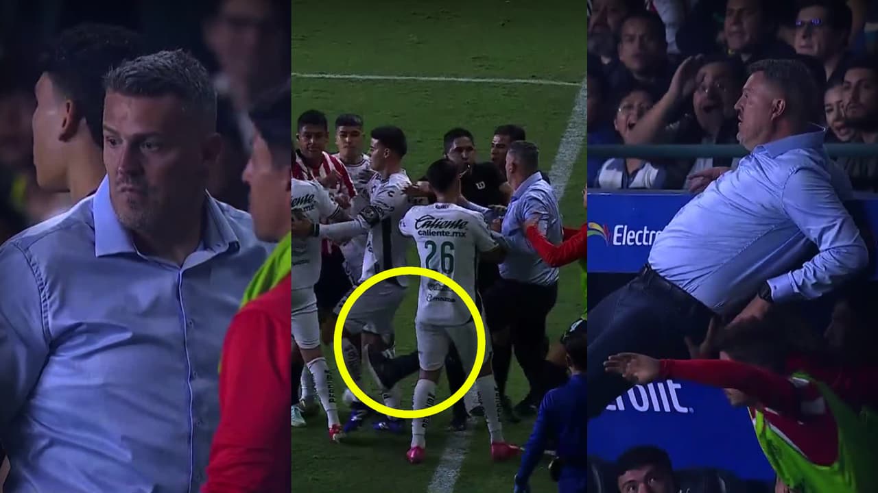 ¡Inadmisible! Agresión del DT de Chivas a James Rodríguez