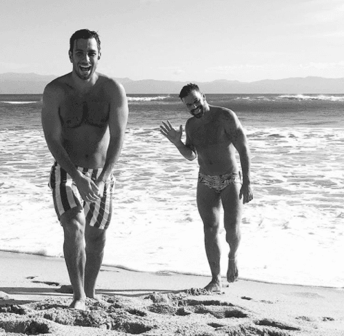 Antes de estas vacaciones en familia, los novios compartieron unos días de playa.