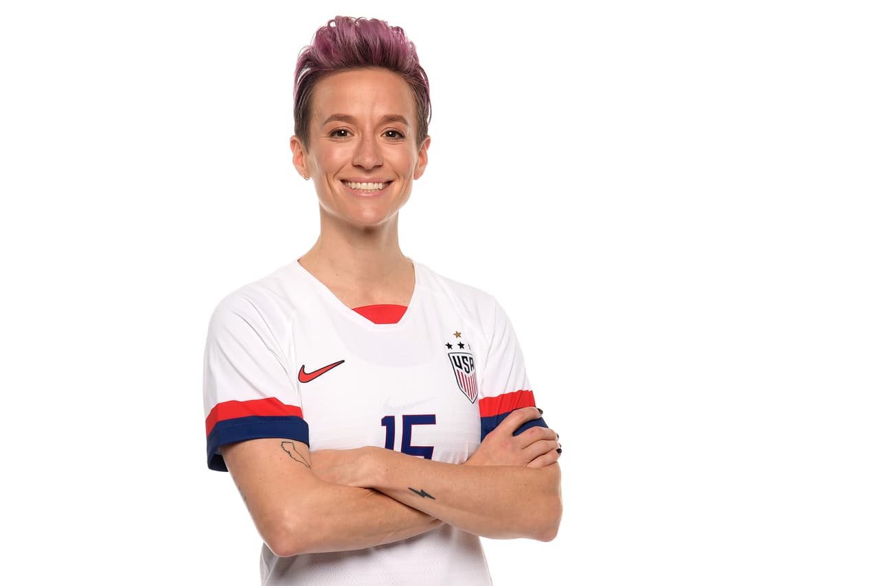 Megan Rapinoe del Reign FC, campeona del mundo y del Balón de Oro 2019, ocupa el tercer lugar.