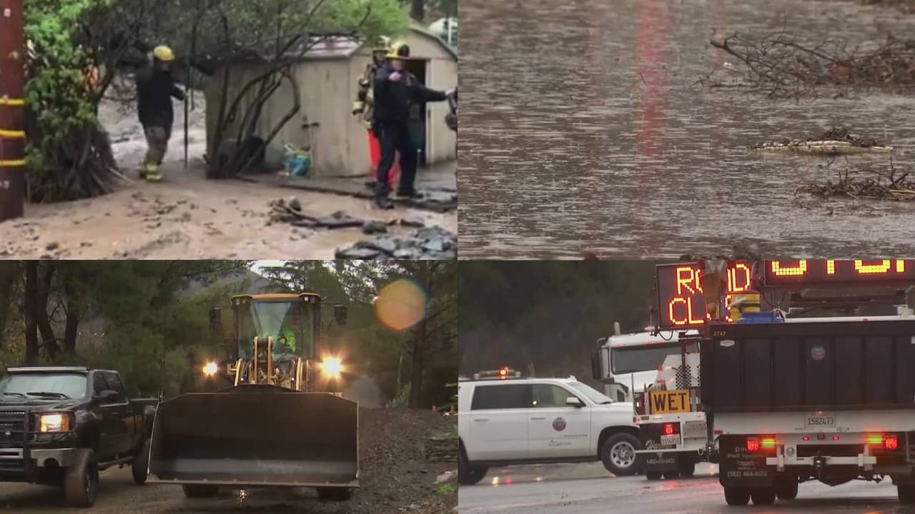 Deslaves, inundaciones y evacuaciones: lo que se vive en Silverado Canyon por la llegada de una tormenta invernal