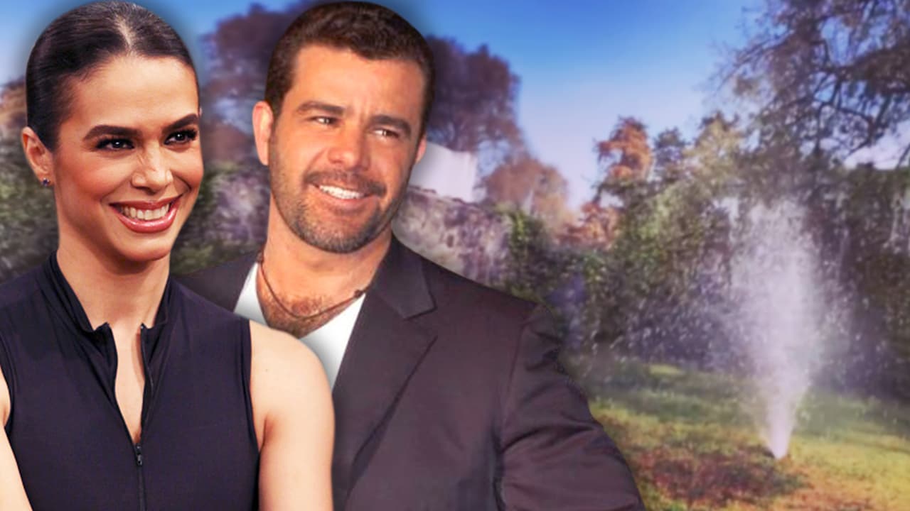 Eduardo Capetillo rompió por accidente una tubería y Biby Gaytán no pudo evitar reír a carcajadas