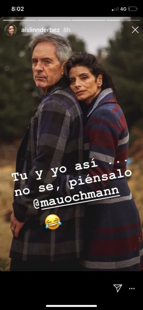 Así fue como la hija de Eugenio Derbez presumió lo bien que se verán cuando ya sean abuelos.