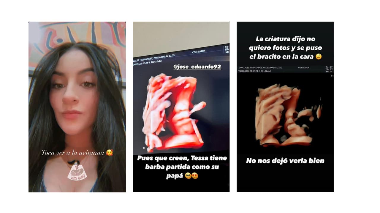 Tessa tendría la barba partida como su abuelo, Eugenio Derbez.