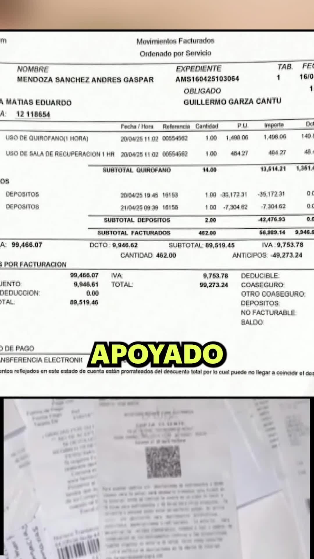 Memo Garza presenta pruebas de su apoyo al músico lesionado