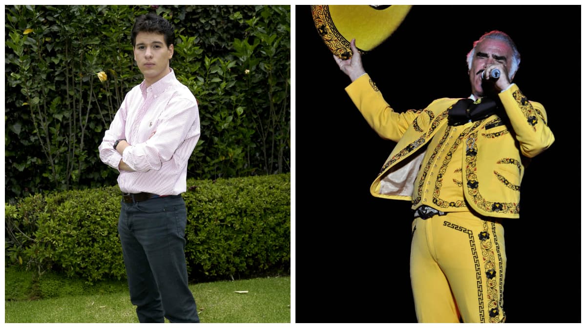 Tras salir a la luz pública que Vicente Fernández sostuvo una relación de 10 años con la actriz Patricia Rivera, ella declaró que su hijo Rodrigo es producto de esa relación. Durante años, el joven enfrentó a la prensa y reclamaba públicamente el reconocimiento de su padre. Sin embargo, pruebas de ADN confirmarían que el Charro de Huentintan no tenía relación biológica con Rodrigo. A pesar de eso, el cantante mexicano no le retiró el apellido al joven y, además, declaró en entrevista para Televisa que había creado un fideicomiso para apoyarlo con sus estudios.