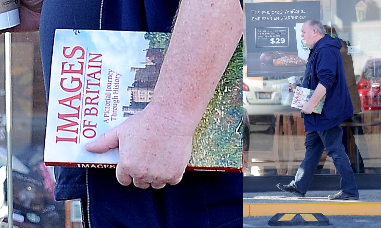 En marzo, Thomas fue retratado saliendo de una cafetería donde pasó un tiempo revisando el libro 'Images of Britain', que contiene imágenes de lugares emblemáticos de Reino Unido, incluido el castillo de Windsor, donde se celebra la boda de Meghan y Harry.