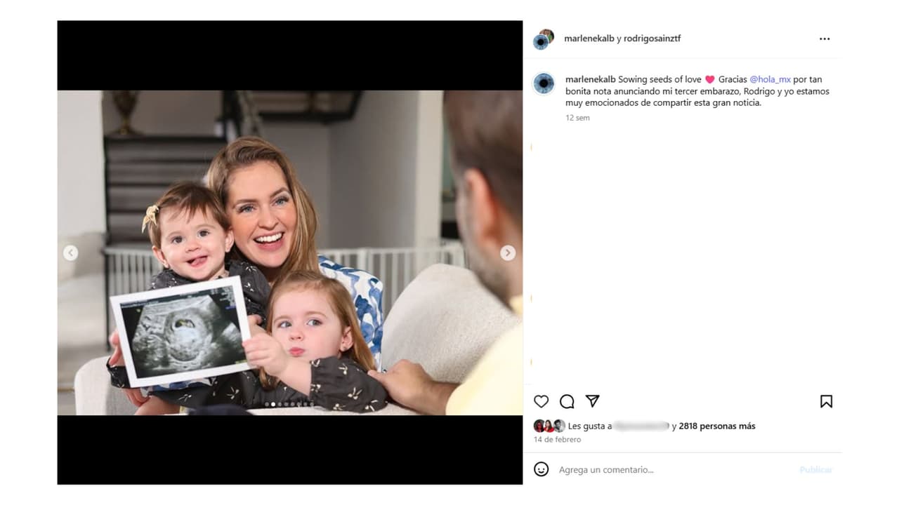 Así anunció la actriz que se convertiría en mamá por tercera ocasión.