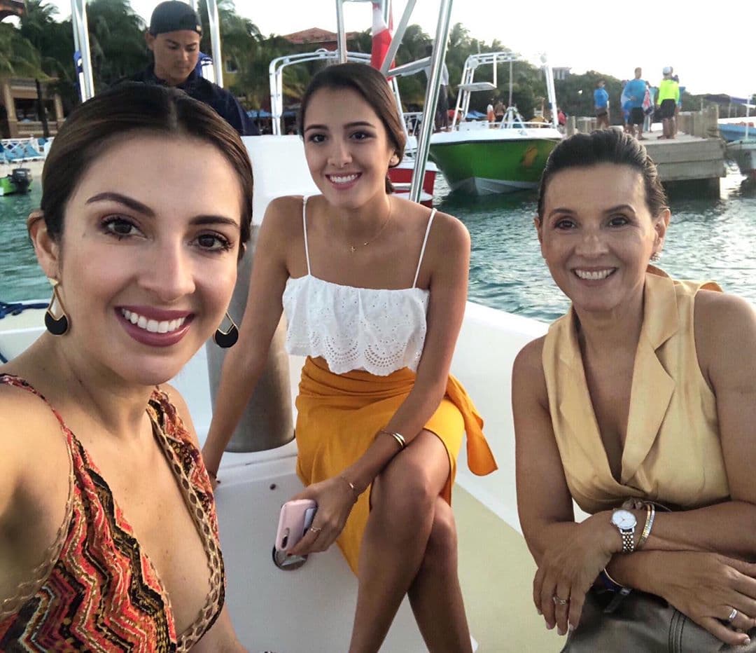 Los paseos tranquilos en el mar también han sido parte del itinerario de viaje.