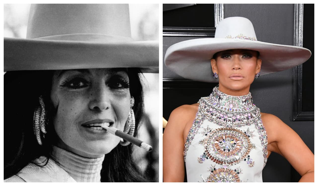 Además el sombrero, al igual que la colección entera, está inspirado en
<b><a href="https://www.univision.com/los-angeles/maria-felix-sus-mejores-frases-y-memes-fotos"> la leyenda del cine mexicano María Félix</a></b>.