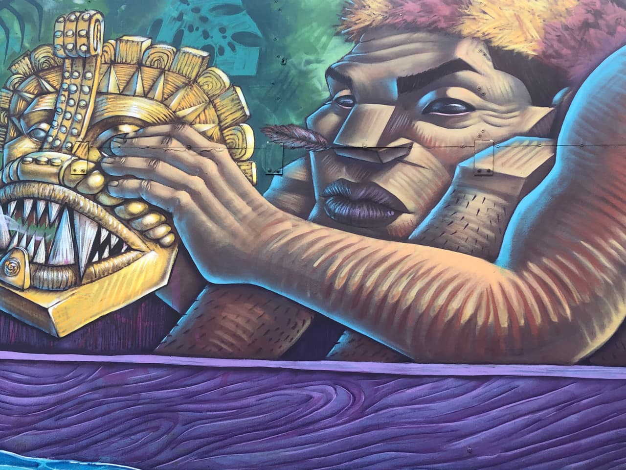 De sus 40 murales, unos 12 se rotan una vez al año.