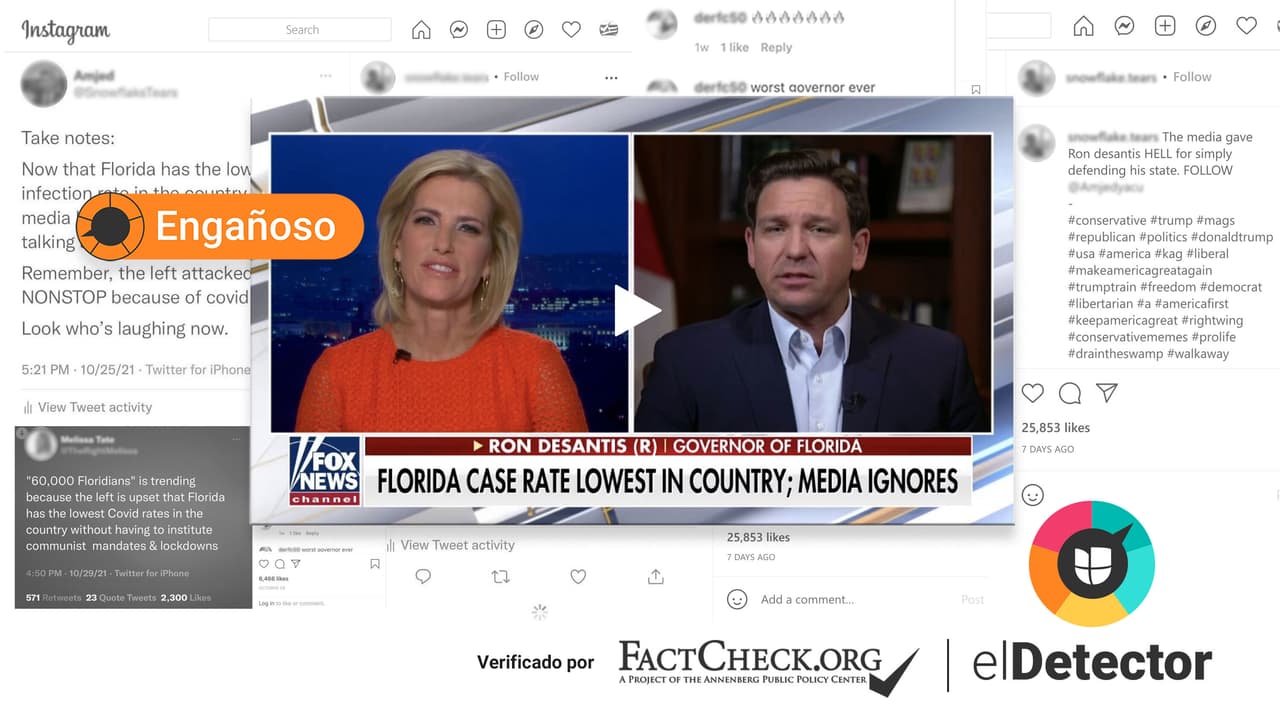 ¿El bajo número de casos diarios de covid-19 en Florida evidencia un manejo exitoso de la pandemia?