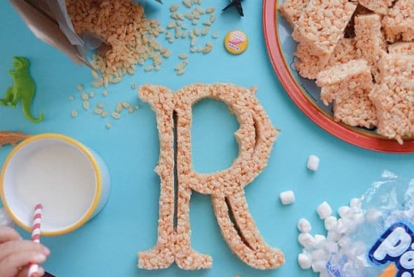 R is for Rice Krispies Treats