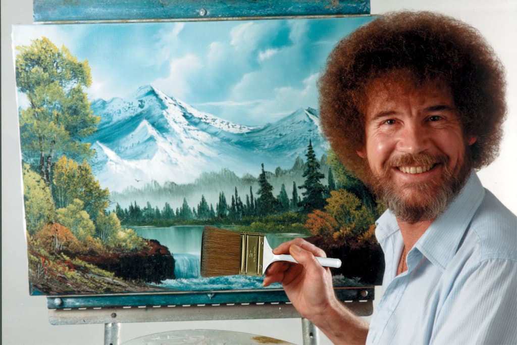 Subastan en LA pinturas de Bob Ross para financiar TV pública tras recortes federales