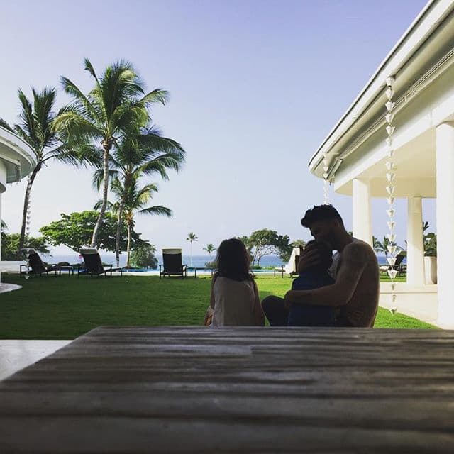 Viajó a República Dominicana con su familia.