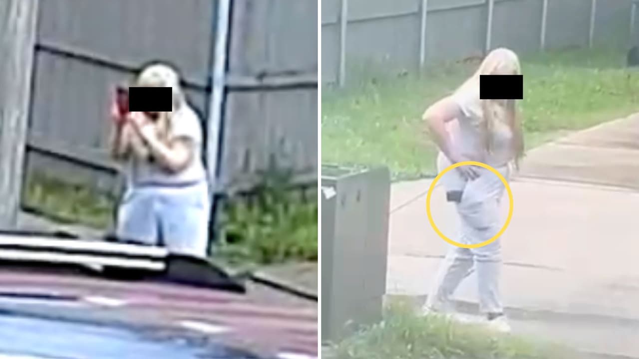 En otro video grabado por “María” y compartido con Univision, se observa a su vecina tomándole fotografías con su celular, y luego caminando junto a su casa con lo que parece ser un arma de fuego en el bolsillo.