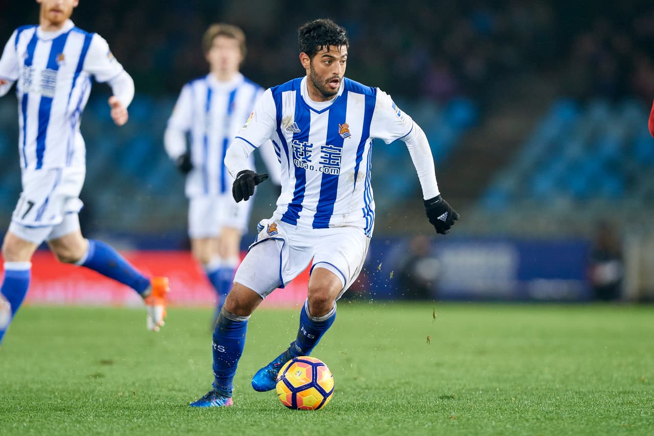 Su mejor temporada había sido la 2013-14 con la Real Sociedad, jugó 37 partidos a un gran nivel; haciendo 16 goles y 12 asistencias.