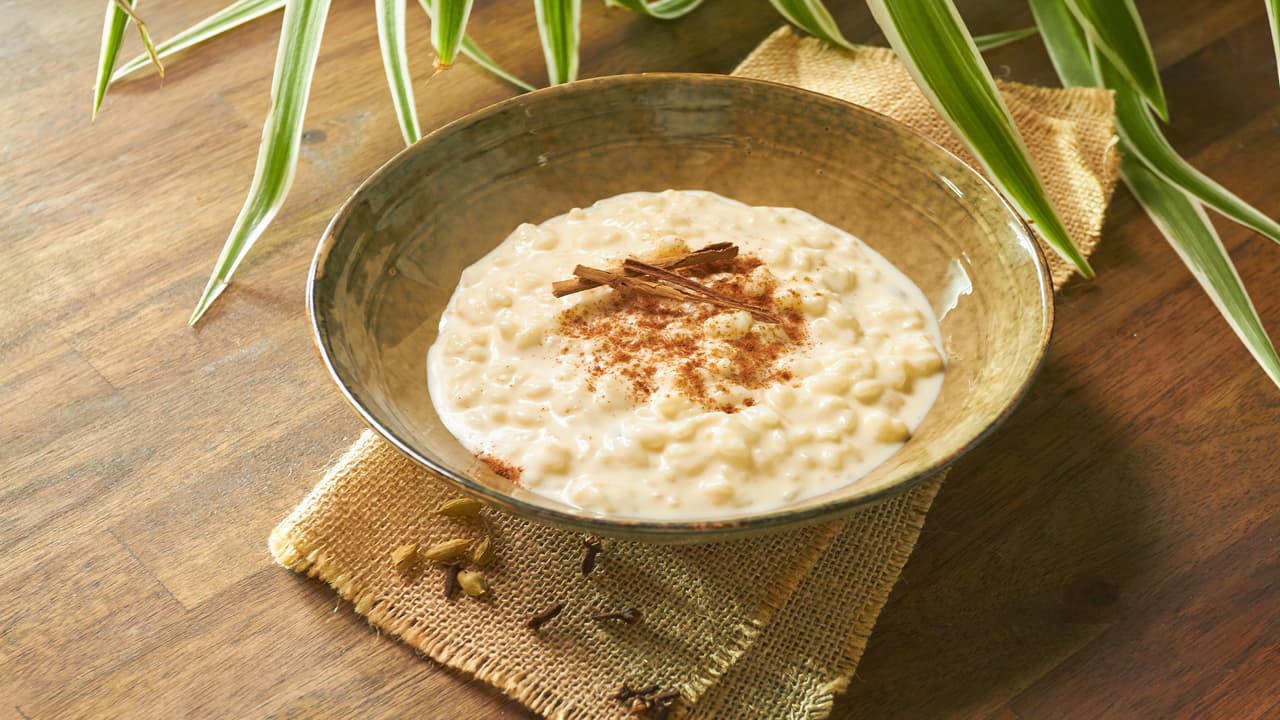 Arroz con leche especiado 