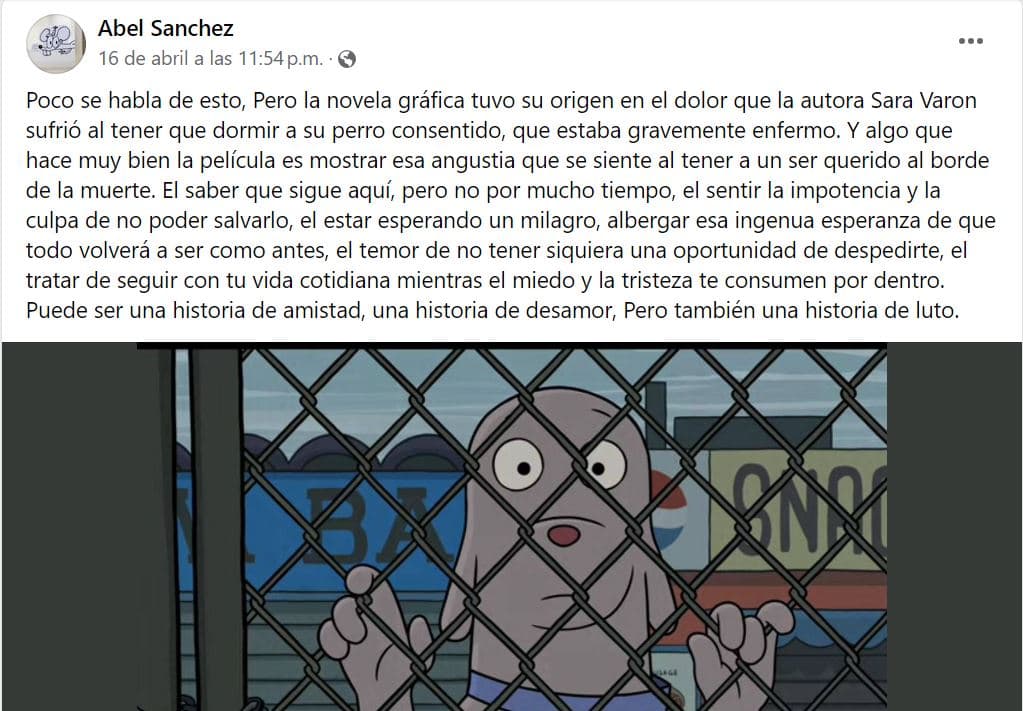 Usuario de FB comparte la historia real que inspiró 'Robot Dreams'