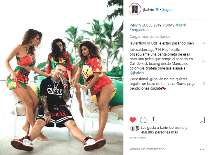 La colección Vibras, nombre del más reciente álbum del cantante, “está inspirada en los años 90, en Miami”, expresó J Balvin en un comunicado.