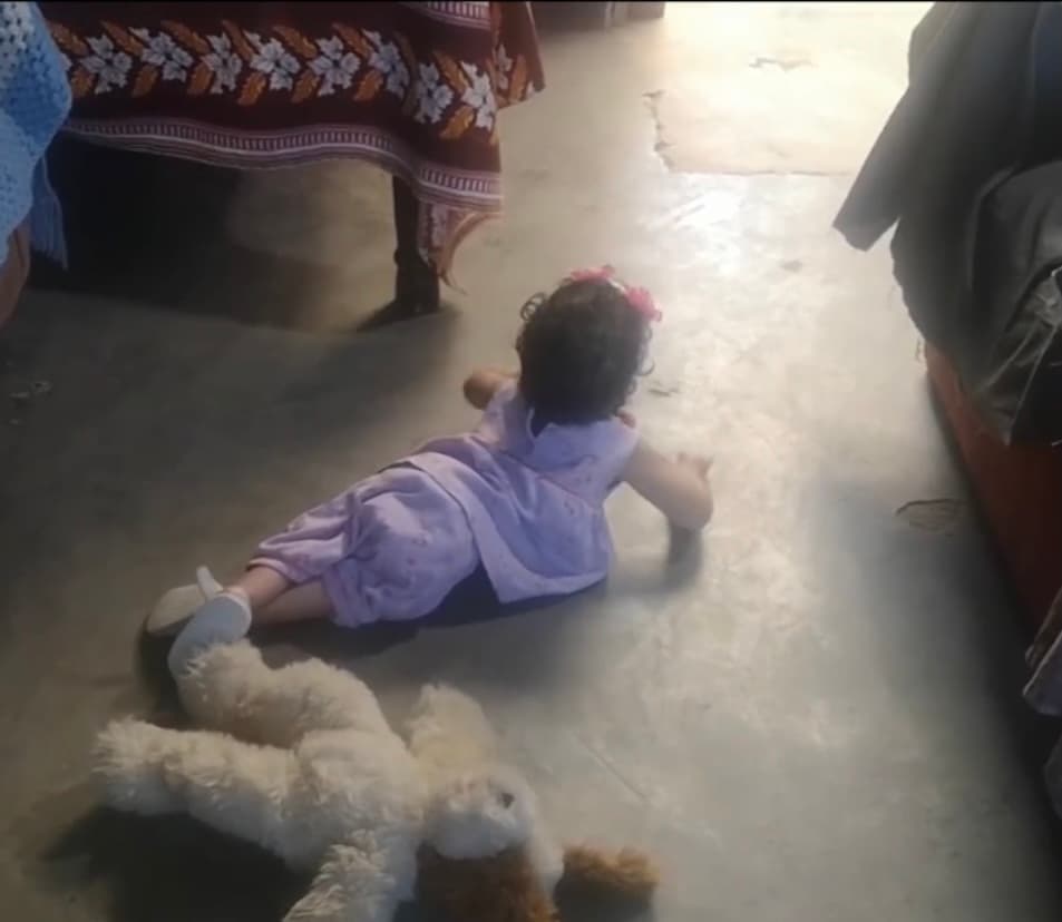 Esta situación provocó que Yary se tuviera que acostumbrar, con todo el dolor de su corazón, a ver a su hija
<b>arrastrándose para poder moverse por todos lados</b>, siempre apoyándose con sus pequeños bracitos.
<br>