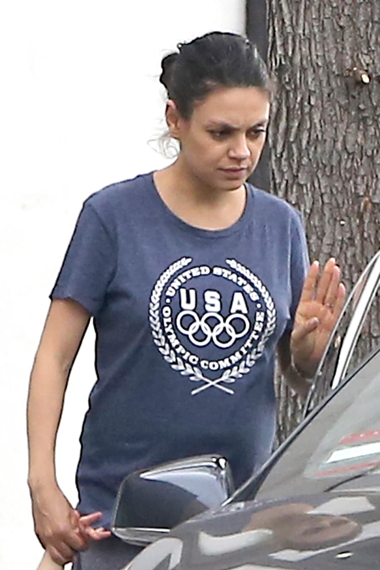 Tal vez llevaba prisa porque no se quiere perder detalle de la participación de sus compatriotas en la Olimpiadas