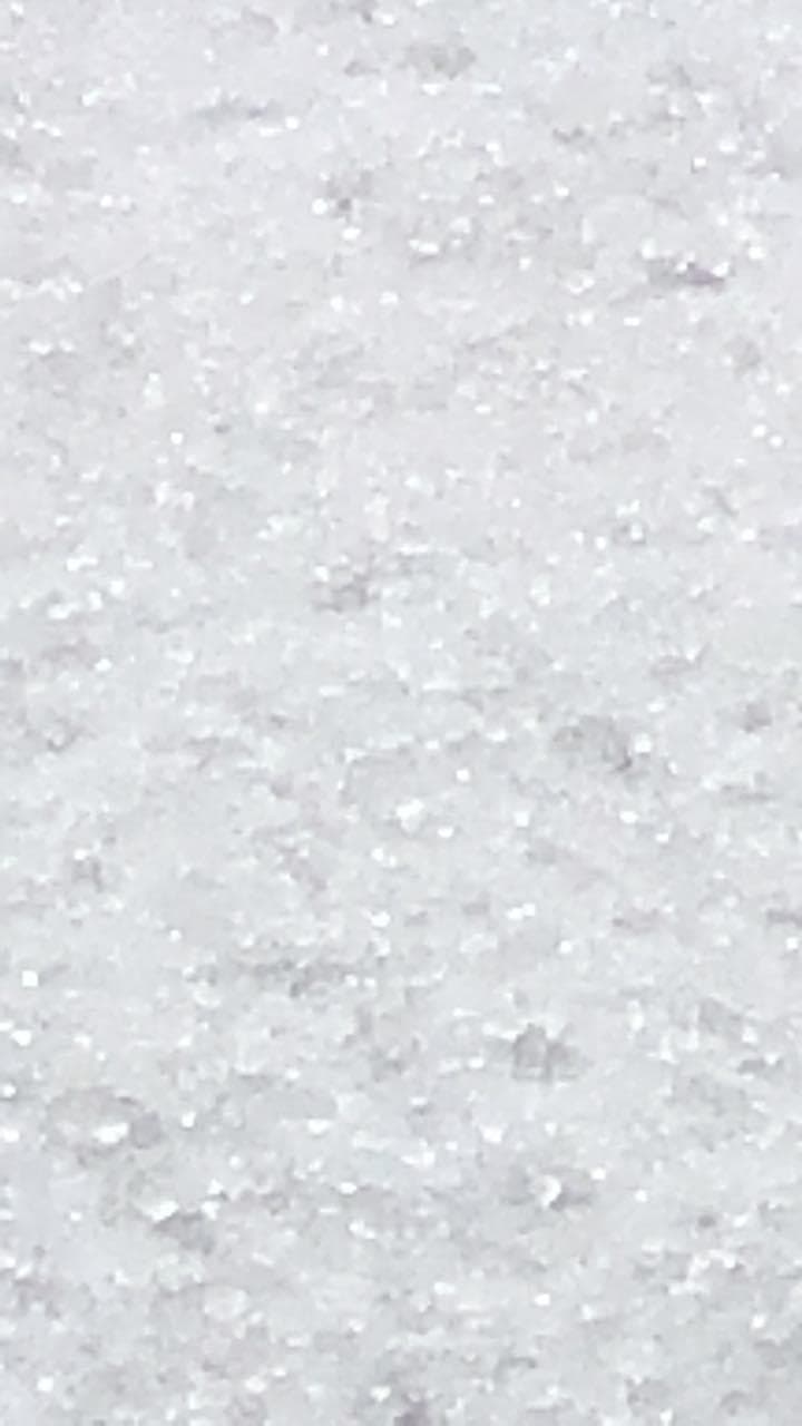 Parecían cristales sobre el suelo.