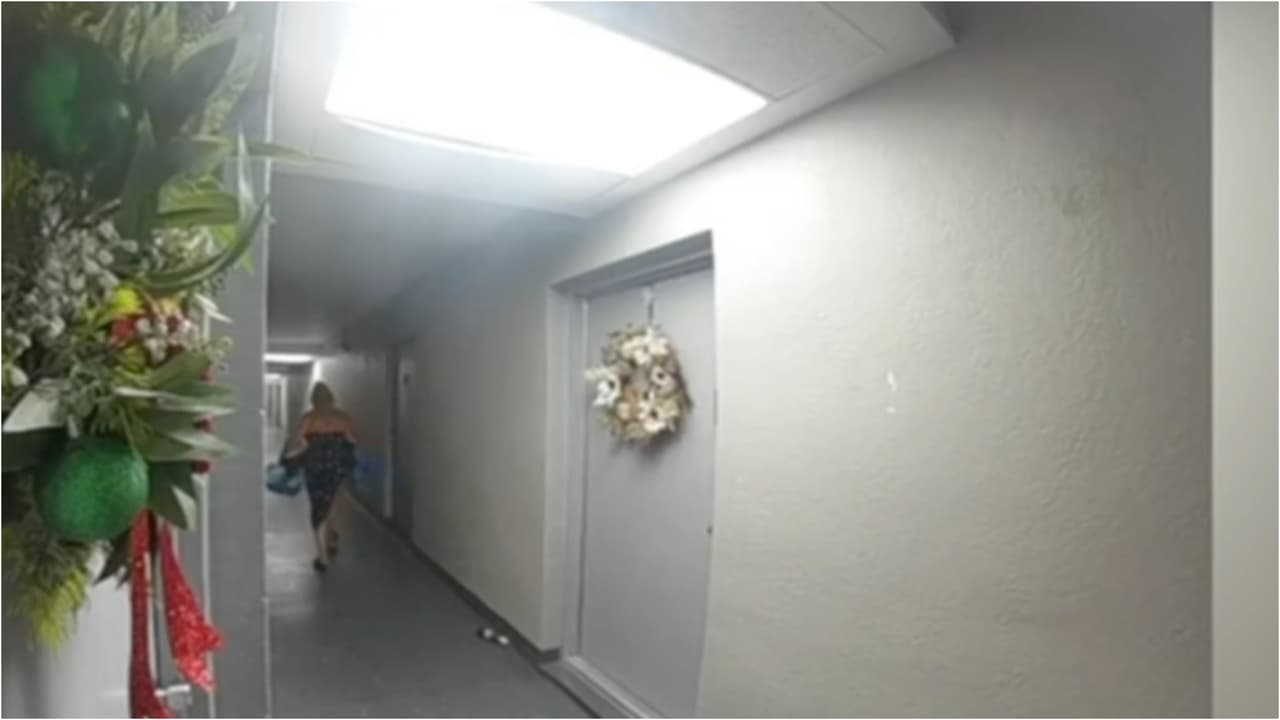 Video de cámara de seguridad muestra algo clave en un caso de violencia doméstica