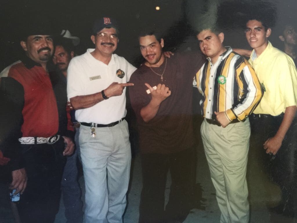 Compañeros en los primeros días de radio de 
<a href="http://www.univision.com/temas/raul-molinar-el-pelon">Raúl 'El Pelón'.</a>