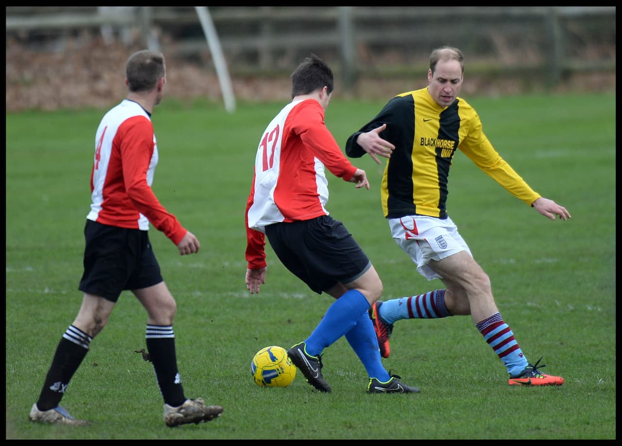 Los príncipes dejaron de lado el glamour.