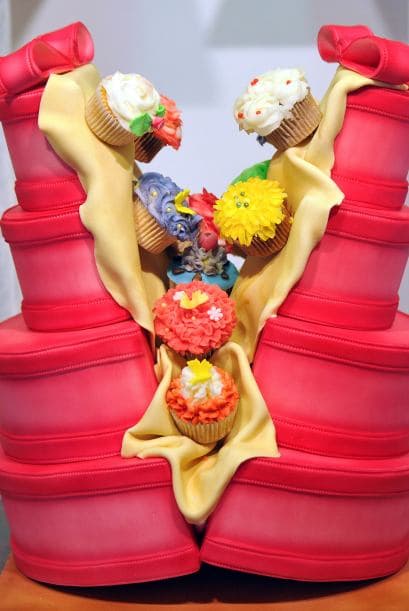 Los cup cakes es algo que no podía faltar en esta feria.