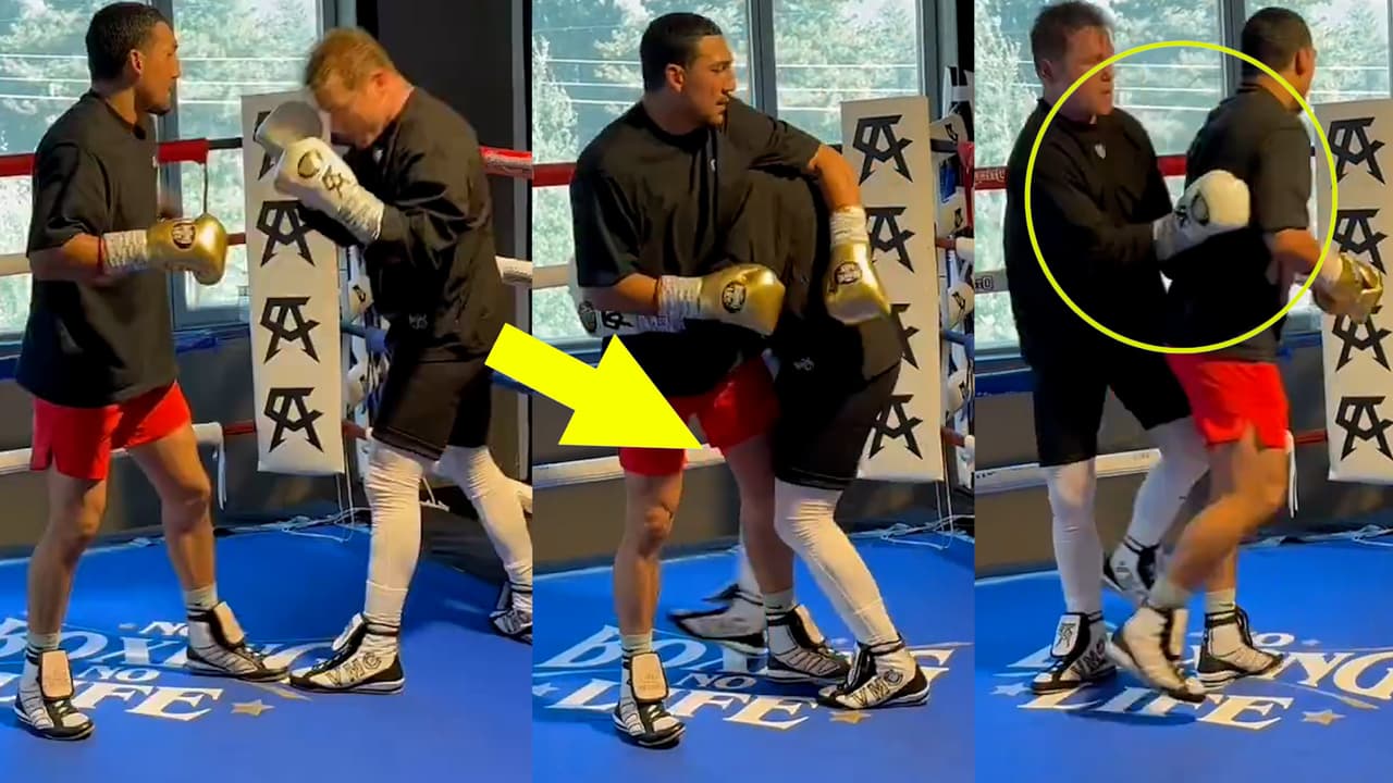 Canelo Álvarez prepara pelea ante Berlanga entrenado junto a Teófimo López