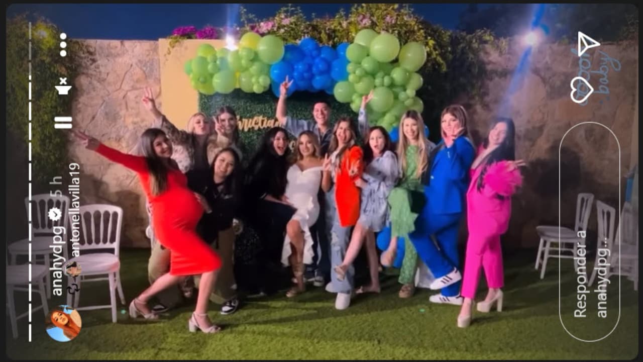 Eduin Caz asistió al 'baby shower' que se le organizó a su ex Daisy Anahy.