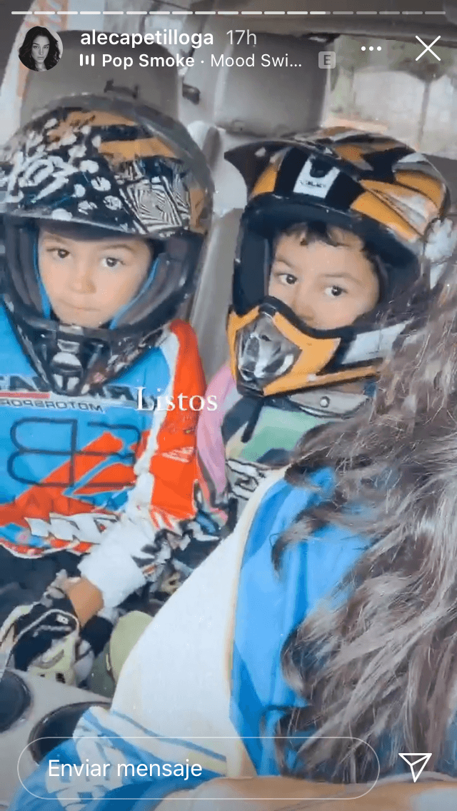 Por ello, su hermana los llevó a pasear para disfrutar de un día arriba de las motos. 
<br>