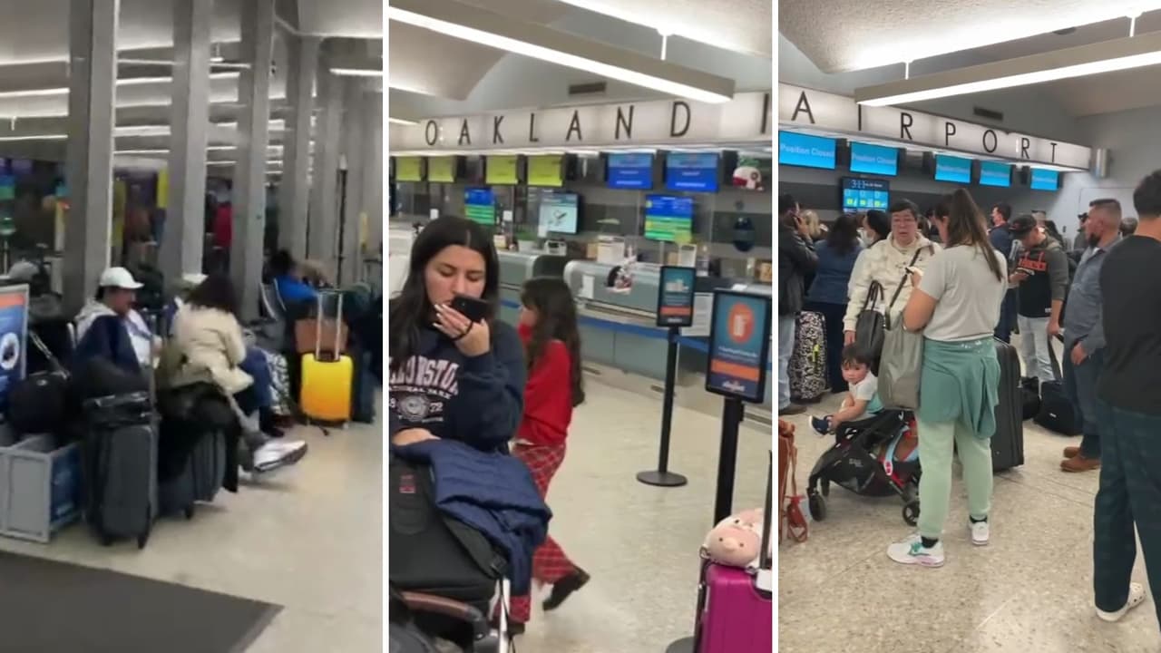 Caos en aeropuertos del Área de la Bahía por tormenta invernal que azota a la costa este de EEUU