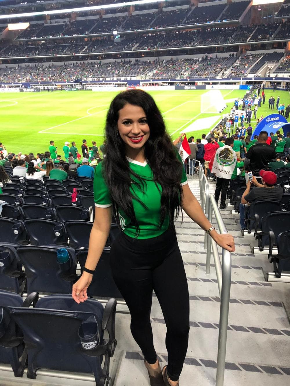 Pero, por lo general, la vemos con la verde bien puesta.